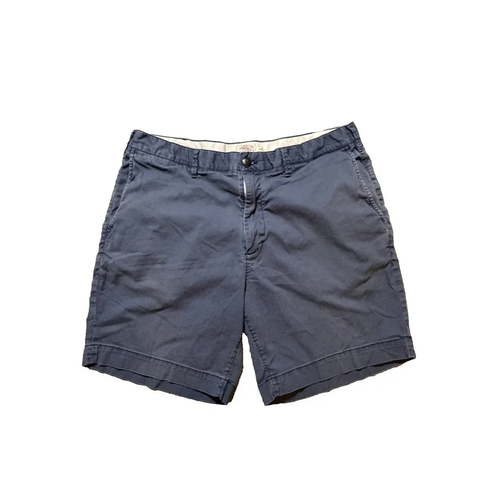 Faherty Brand Men's Size 35 Blue Chino Shorts Casual Coastal 7.5